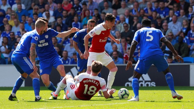 Cardiff City vs Arsenal (Foto: Reuters/Andrew Couldridge)