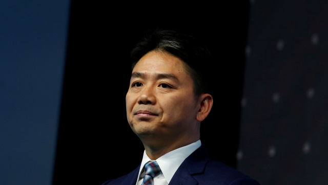 Richard Liu, Salah satu pendiri dan CEO JD.com. (Foto: Bobby Yip/Reuters)
