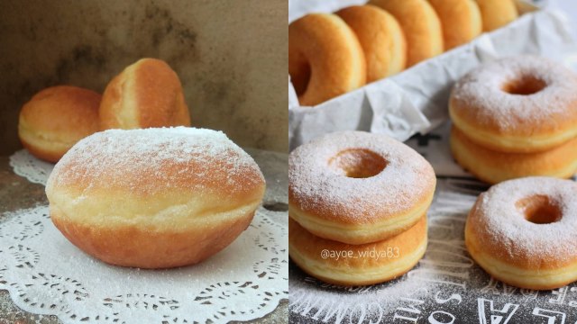 lustrasi donat kentang (Foto: Instagram/@ayoe_widya83 & @rotikuebolu)