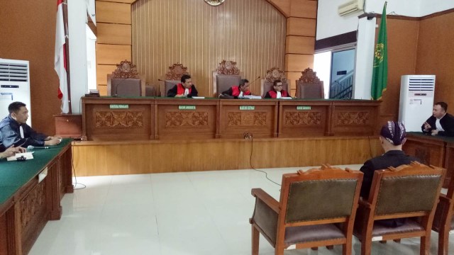 Ahmad Dhani di PN Jaksel (Foto: Aria Pradana/kumparan)
