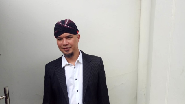 Ahmad Dhani di PN Jaksel (Foto: Aria Pradana/kumparan)