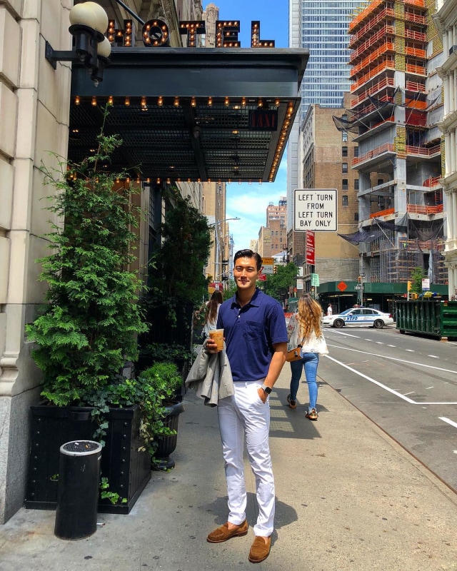 Polo shirt on point (Foto: IG: @siwonchoi)