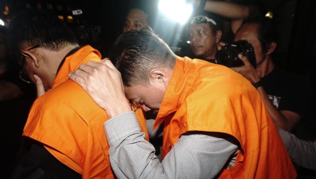 Anggota DPRD Malang Teguh puji wahyono (kanan) (03/09/2018). (Foto: Helmi Afandi/kumparan)