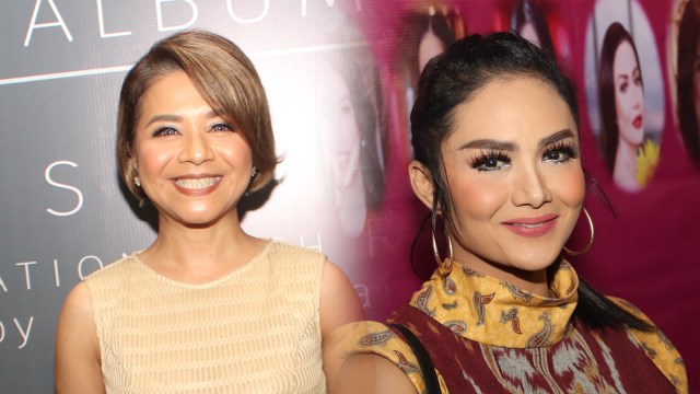 Ruth Sahanaya dan Krisdayanti (Foto: Munady)
