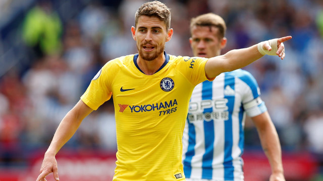 Gelandang andalan Chelsea, Jorginho. (Foto: REUTERS/Andrew Yates)