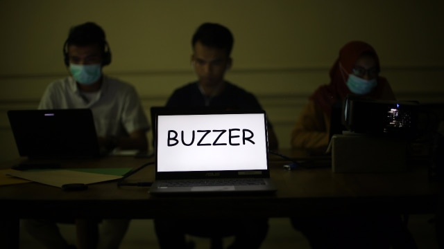 Ilustrasi Buzzer Foto: Aditia Noviansyah/kumparan