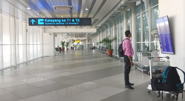Skytrain Station di Bandara Soekarno Hatta (Foto: Helinsa Rasputri/kumparan)