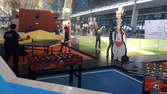 Wahana di Sports Corner Bandara Soekarno-Hatta (Foto: Helinsa Rasputri/kumparan)