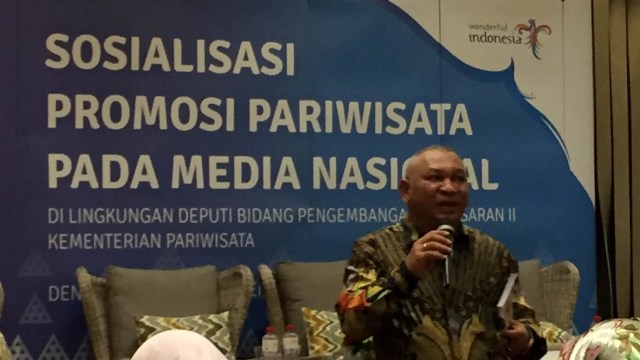 Sosialisasi promosi pariwisata pada media nasional
 (Foto: Eka Nurjanah/kumparan)