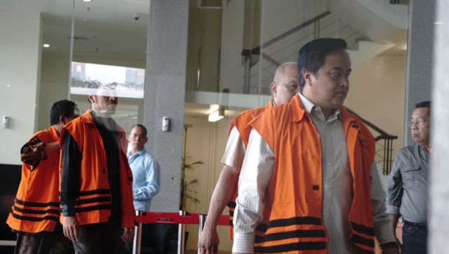 Pemeriksaan perdana tersangka anggota DPRD Malang, Gedung KPK, Jakarta, Kamis (06/09/2018). (Foto: Helmi Afandi Abdullah/kumparan)