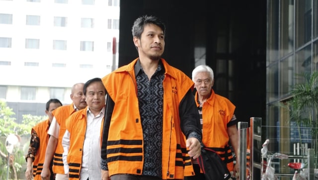 Pemeriksaan perdana tersangka anggota DPRD Malang, Gedung KPK, Jakarta, Kamis (06/09/2018). (Foto: Helmi Afandi Abdullah/kumparan)