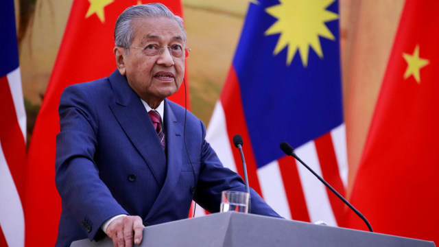 Perdana Menteri Malaysia Mahatir Mohammad (Foto: Pool via REUTERS/How Hwee Young)