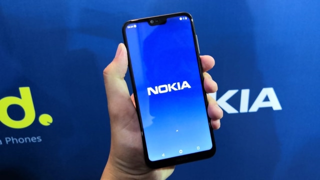 Smartphone Nokia 6.1 Plus. Foto: Bianda Ludwianto/kumparan