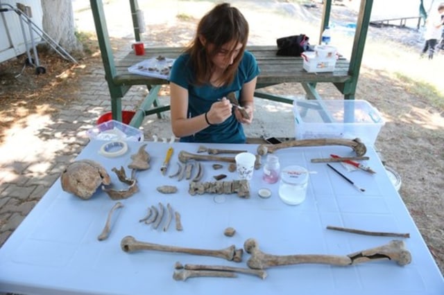 Penemuan gereja kuno di Danau Iznik, Turki. (Foto: Mustafa Şahin/Lake Iznik Excavation Archive)
