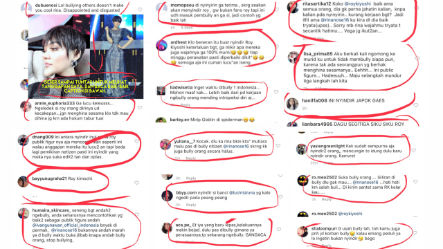 Editan foto Rina Nose dituduh menyindir Roy Kiyoshi. (Foto: Instagram @rinanose16)