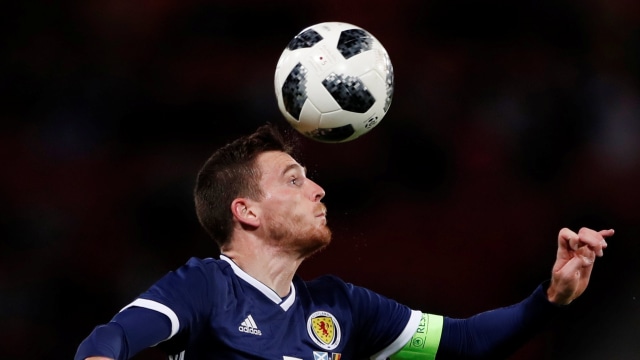 Andrew Robertson, kapten baru Timnas Skotlandia. Foto: Juan Martin del Potro