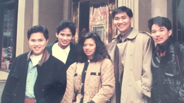 Sandiaga Uno dan Erick Thohir semasa muda. (Foto: Instagram @sandiuno)