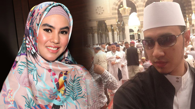 Kartika Putri dan Habib Usman. (Foto: Munady Widjaja dan Facebook/Habib Usman Bin Yahya)