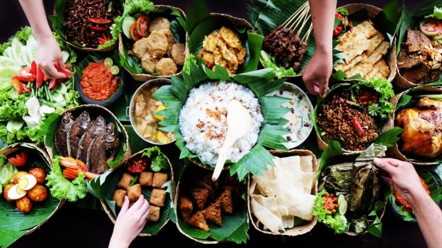 Nasi Bancakan ala Hotel Santika Premier Bintaro (Foto: Dok. Hotel Santika Premier Bintaro)