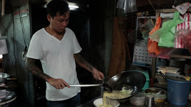 Bos Gangster Taiwan yang banting setir jadi juragan mie. (Foto: AFP/SAM YEH )