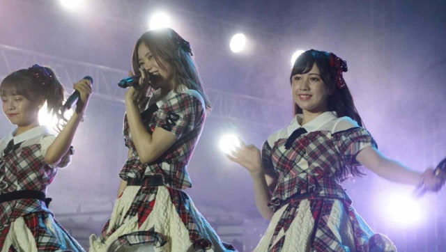 Penampilan AKB 48 di acara Peringatan 60 Tahun Diplomasi Indonesia - Japan Music Festival, Minggu (8/9/2018). Foto: Eny Immanuella Gloria