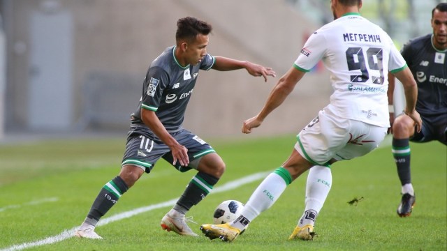 Aksi Egy Maulana Vikri bersama tim senior Lechia Gdansk. (Foto: Twitter/ @LechiaGdanskSA)