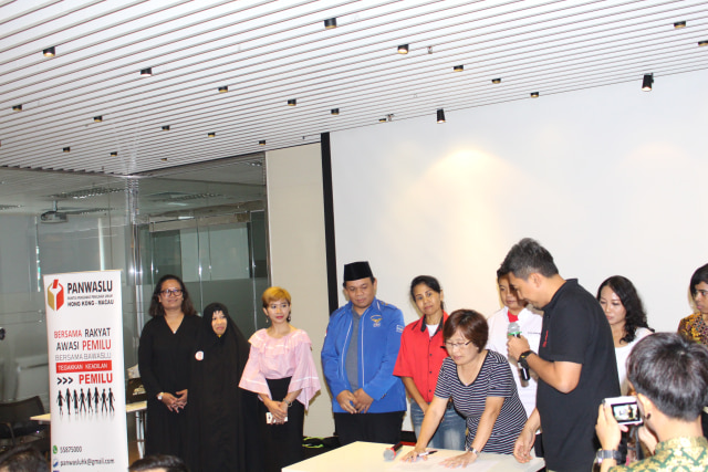 Panwaslu Hong Kong-Makau Deklarasi Pemilu Damai