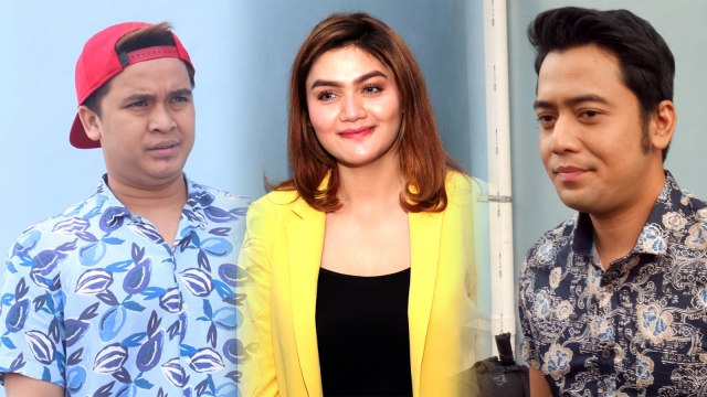 Billy Syahputra, Hilda Vitria, dan Kriss Hatta. (Foto: Munady Widjaja dan Ainul Qalbi/kumparan)