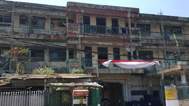 Lahan bekas Wisma Ciliwung di Bukit Duri, Jakarta Selatan. (Foto: Dofa Muhammad Aliza/kumparan)