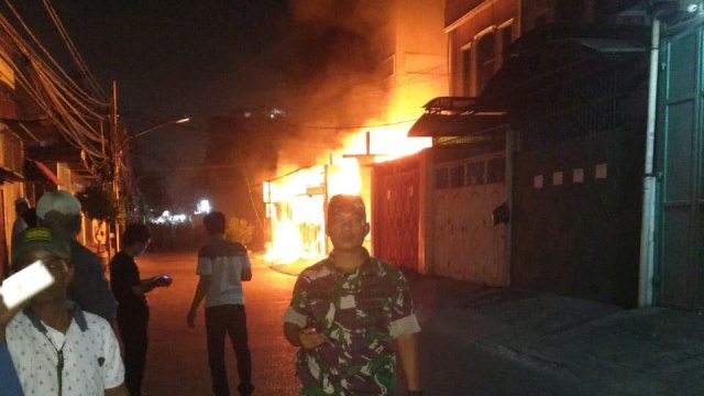 Kebakaran ruko di Jelambar, Jakarta Barat (Foto: Istimewa)