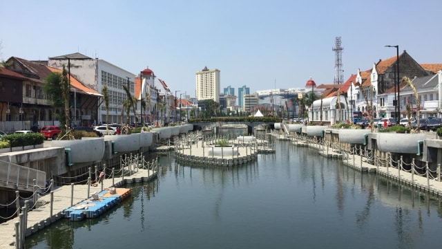 Daerah Kali Besar kawasan Kota Tua, Jakarta Barat. (Foto: Darin Atiandina)