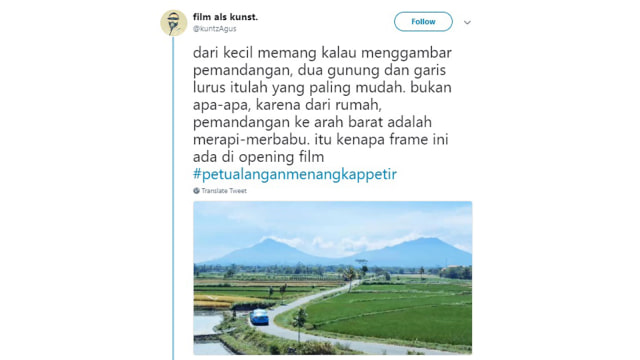 Bentuk Nyata Dari Gunung Yang Sering Kita Lukis Waktu Kecil