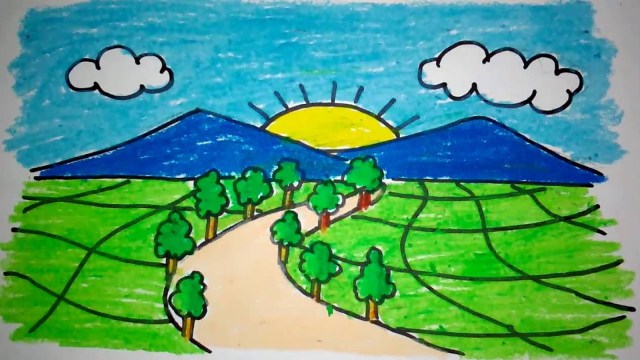 Bentuk Nyata Dari Gunung Yang Sering Kita Lukis Waktu Kecil (1)