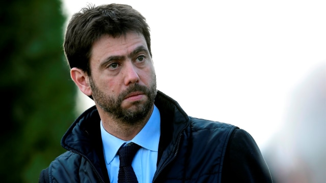 Presiden Juventus dan Ketua ECA, Andrea Agnelli. (Foto: AFP/Miguel Medina)