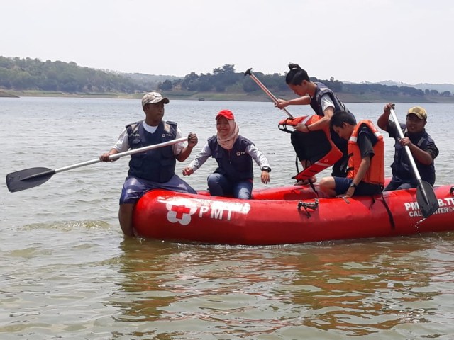 Relawan Tegal Produksi Perahu Boat Sendiri