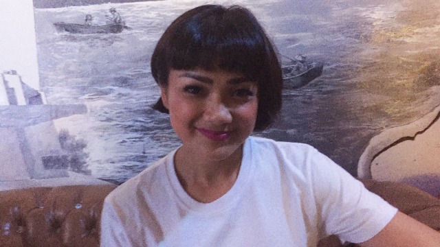 Nirina Zubir saat Konferensi Pers Film Liam dan Laila. (Foto: Giovanni/kumparan)