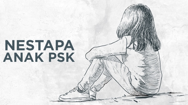 Ilustasi nestapa anak psk. (Foto: Muhammad Faisal Nu'man/kumparan)