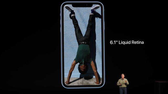 Peluncuran iPhone XR. (Foto: Stephen Lam/Reuters)