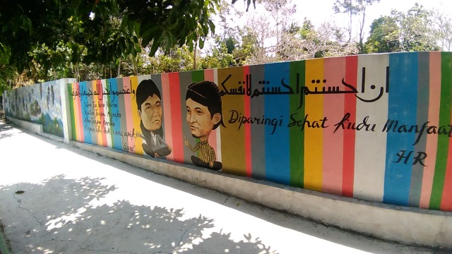 Suasana Pondok Pesantren Ora Aji, Kalasan, Sleman, DIY. (Foto: Arfiansyah Panji Purnandaru/kumparan)