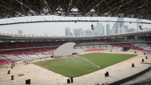 Stadion Utama Gelora Bung Karno tempat pembukaan Asian para games sekaligus venue para atletik. Foto: Helmi Afandi Abdullah/kumparan