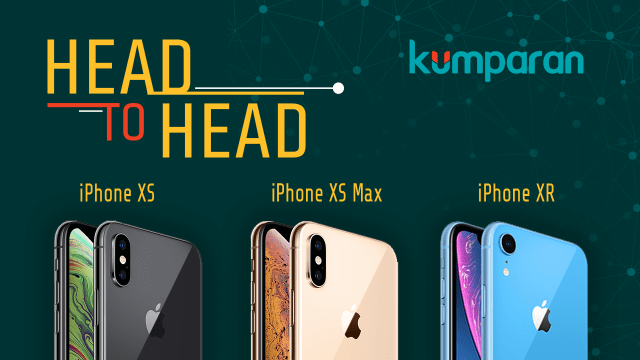 Perbedaan iPhone XS, iPhone XS Max, iPhone XR. (Foto: Muhammad Fikrie/kumparan)