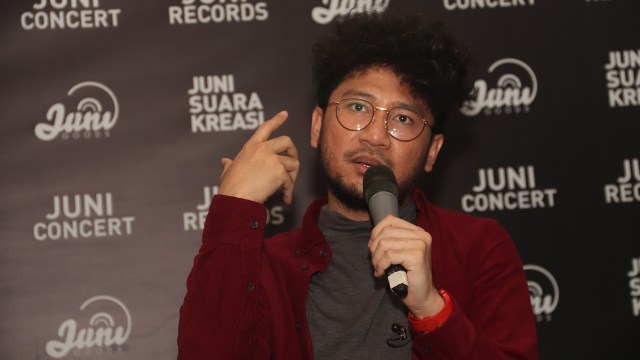 Kunto Aji rilis album kedua 'Mantra Mantra', Kamis (13/9). (Foto: Munady Widjaja)