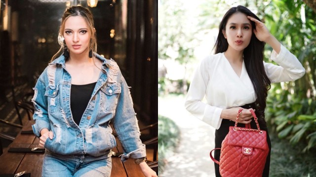 Nia Ramadhani dan Sandra Dewi  (Foto: Instagram @ramadhaniabakrie @sandradewi88)