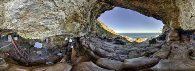 Gua Blombos, Afrika Selatan. (Foto:  Magnus M. Haaland/Handout via REUTERS )