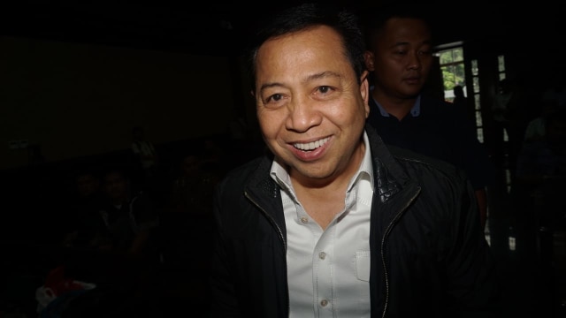 Setya Novanto menjadi saksi pada sidang lanjutan terdakwa Irvanto dan Made Oka Masagung di Pengadilan Tipikor, Jakarta, Jumat (14/9). Foto: Fanny Kusumawardhani/kumparan