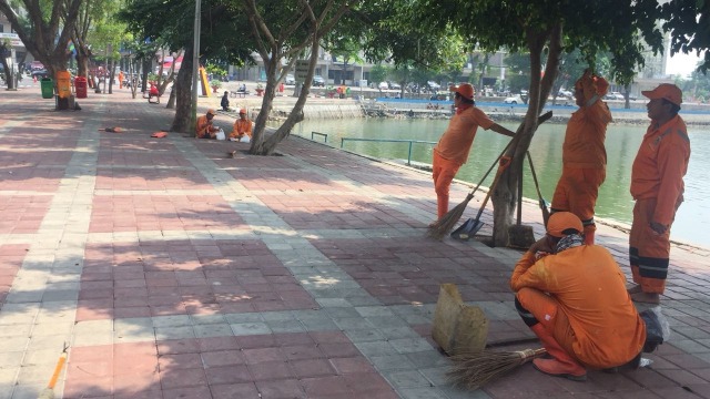 Suasana Danau Sunter, Jumat (14/9). (Foto: Fachrizal/kumparan)