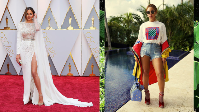 Chrissy Teigen dan Beyonce (Foto: REUTERS/Mike Blake & Instagram @beyonce)