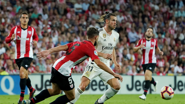 Real Madrid tertahan di San Mames. (Foto:  REUTERS/Vincent West)