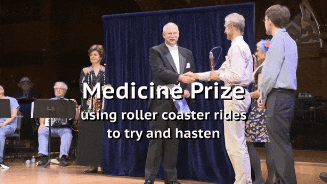 Penganugerahan Ig Nobe Prize 2018 (Foto: ImprobableResearch/YouTube)