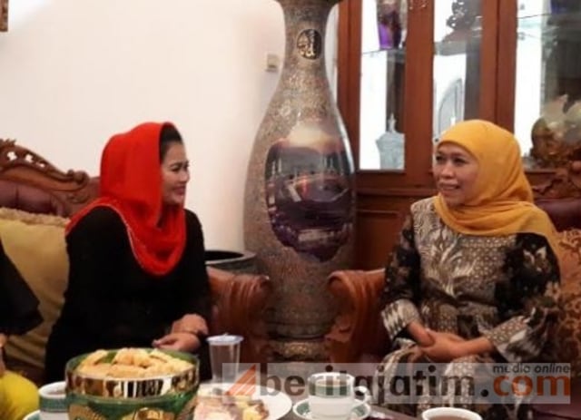 Puti Guntur Datangi Rumah Khofifah, Ini yang Dibicarakan